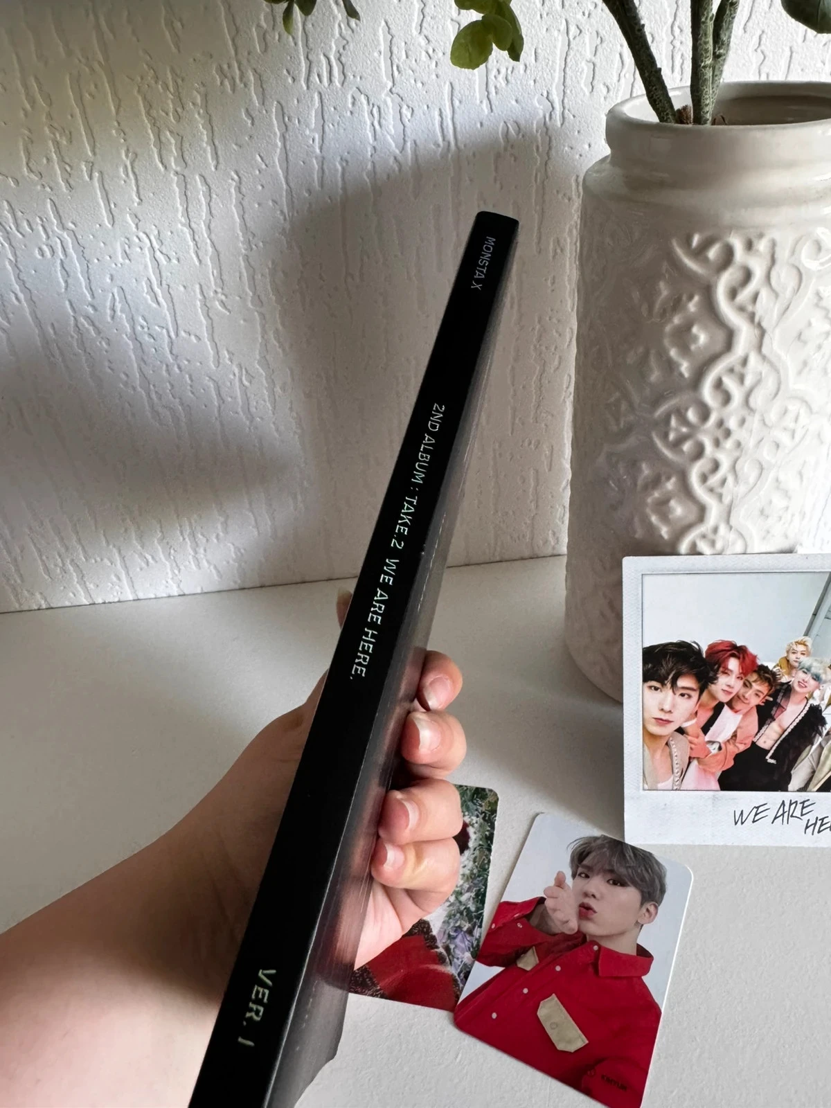 Monsta X We Are Here (Version 1) Très bon état + 2 photocards 💙 – photo 6